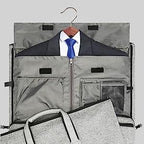 Bolso de viaje, equipaje de mano de gran capacidad para viajes cortos, escapadas de fin de semana o voajes de trabajo, con espacio para colocar trajes, zapatos y varias prendas de ropa y zapatos. Con las medidas aceptadas por las aerolíneas para equipaje de cabina gratis. 