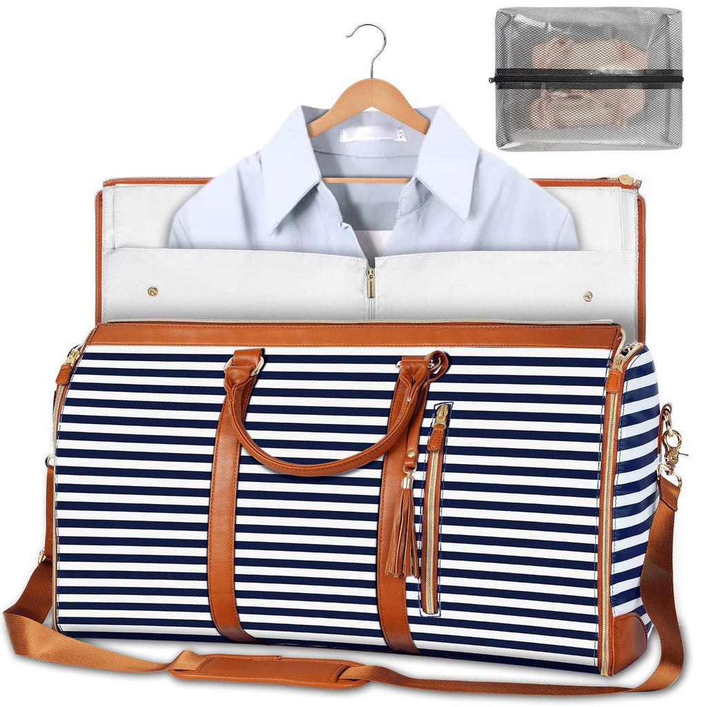 Bolso de viaje, equipaje de mano de gran capacidad para viajes cortos, escapadas de fin de semana o voajes de trabajo, con espacio para colocar trajes, zapatos y varias prendas de ropa y zapatos. Con las medidas aceptadas por las aerolíneas para equipaje de cabina gratis. 