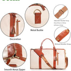Bolso de mano, equipaje de cabina para guardar trajes y vestidos, de gran capacidad y con las medidas aceptadas por las aerolineas para llevar en el avion sin pagar por facturar maleta . 
