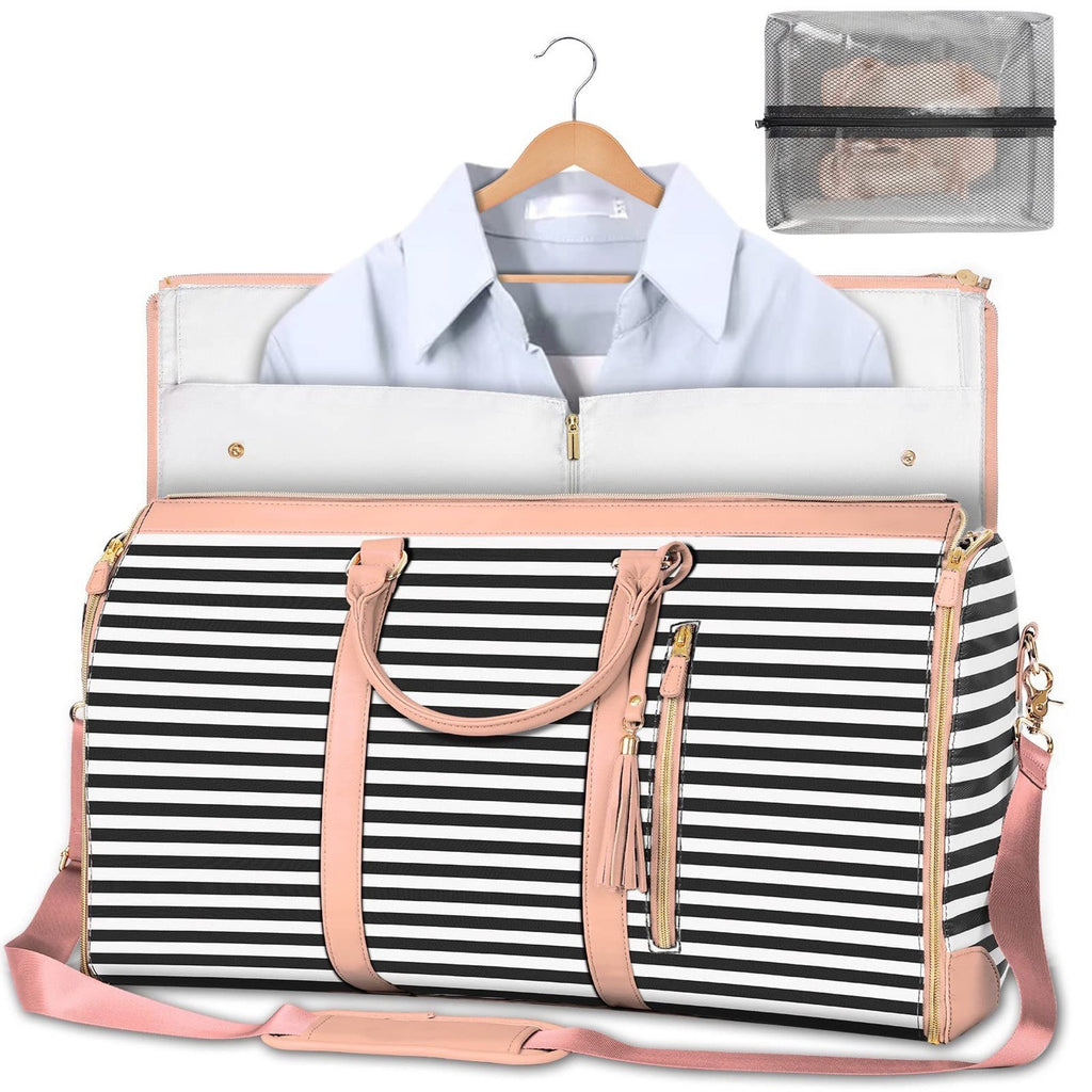 Bolso de viaje, equipaje de mano de gran capacidad para viajes cortos, escapadas de fin de semana o voajes de trabajo, con espacio para colocar trajes, zapatos y varias prendas de ropa y zapatos. Con las medidas aceptadas por las aerolíneas para equipaje de cabina gratis. 
