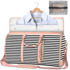 Bolso de viaje, equipaje de mano de gran capacidad para viajes cortos, escapadas de fin de semana o voajes de trabajo, con espacio para colocar trajes, zapatos y varias prendas de ropa y zapatos. Con las medidas aceptadas por las aerolíneas para equipaje de cabina gratis. 